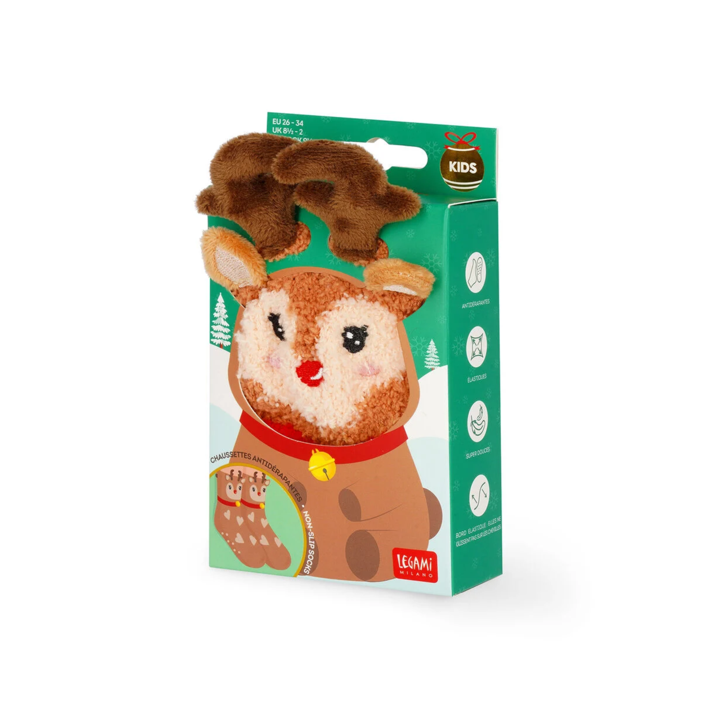 Calcetines antideslizantes Reindeer - It's a Match!