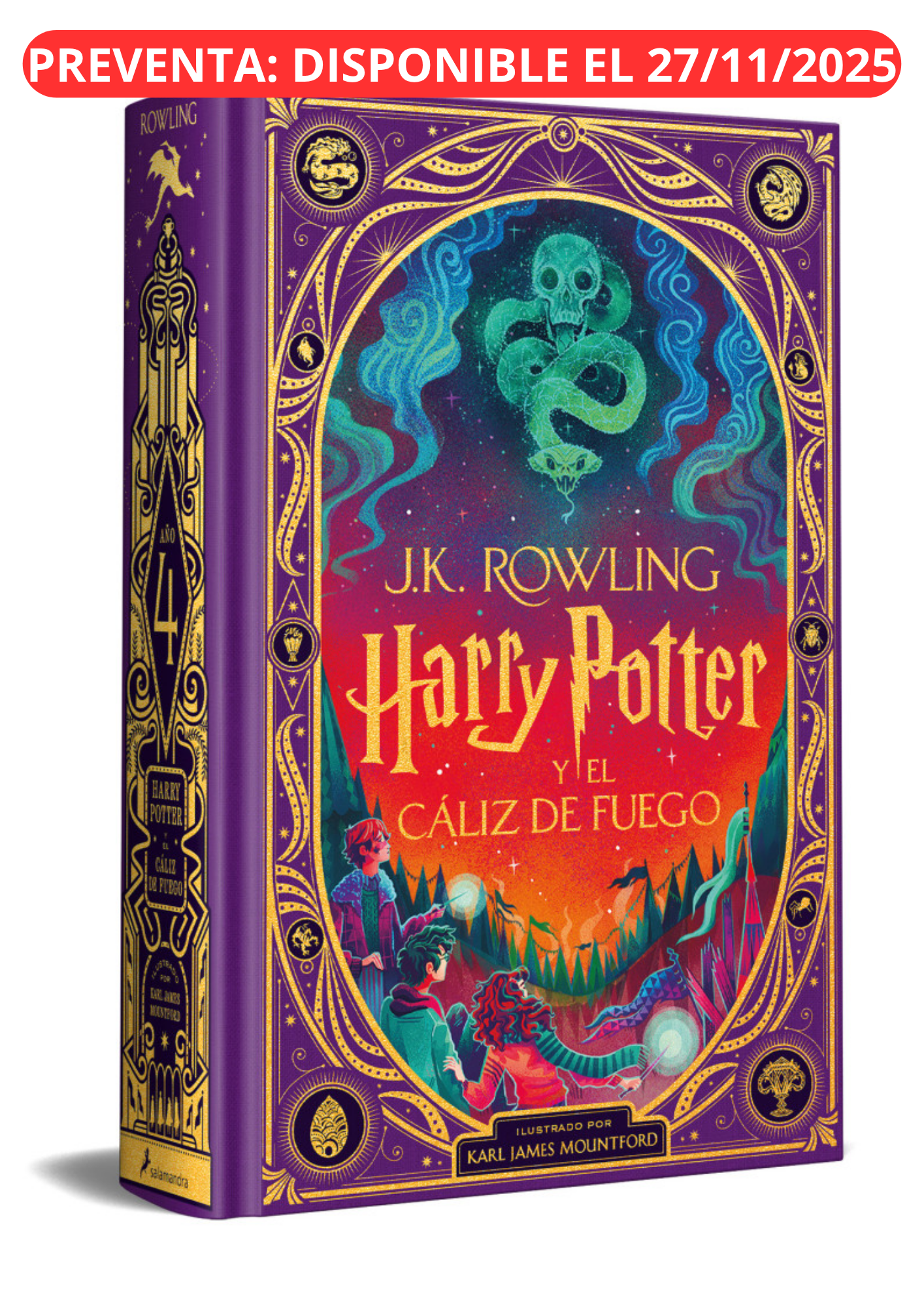 Harry Potter y el cáliz de fuego (Harry Potter ediciones ilustradas interactivas 4)