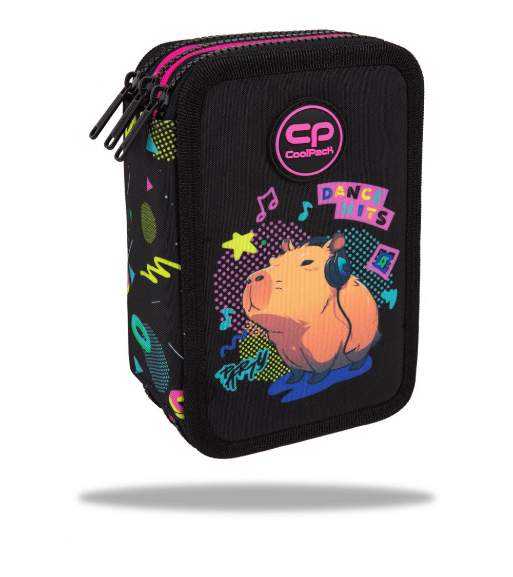 Estuche escolar JUMPER 3 Capybara Music