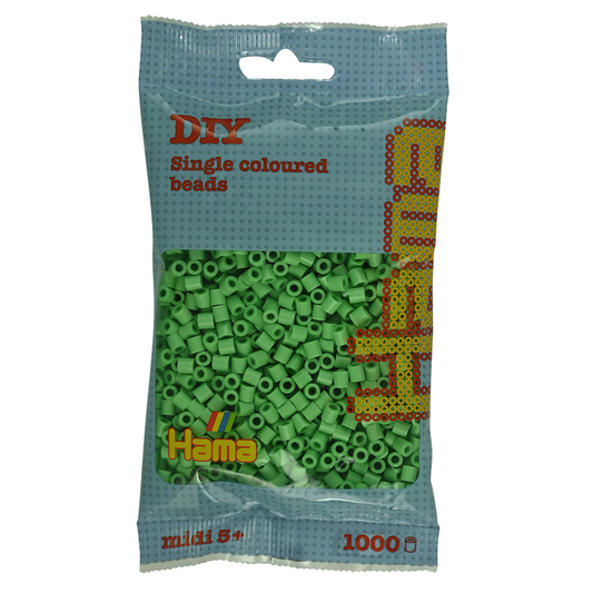 [207-115] Hama midi verde brillante 1000 piezas