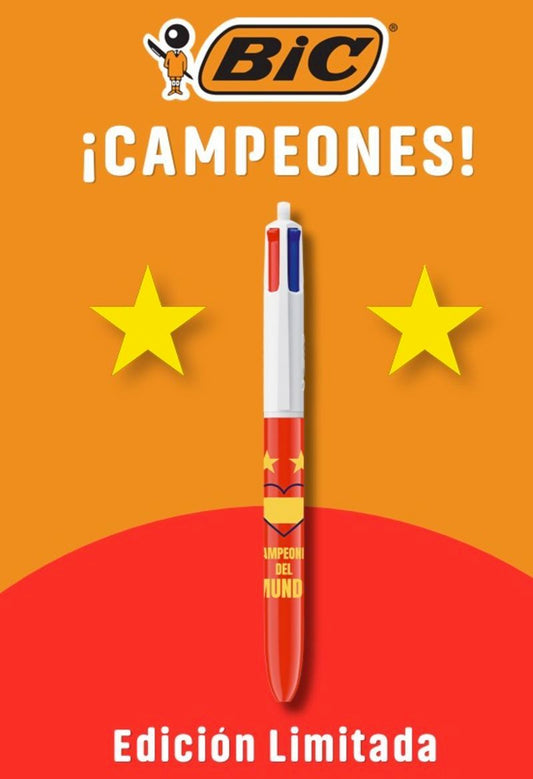 Boligrafo 4 Colores Campeones Edicion Limitada