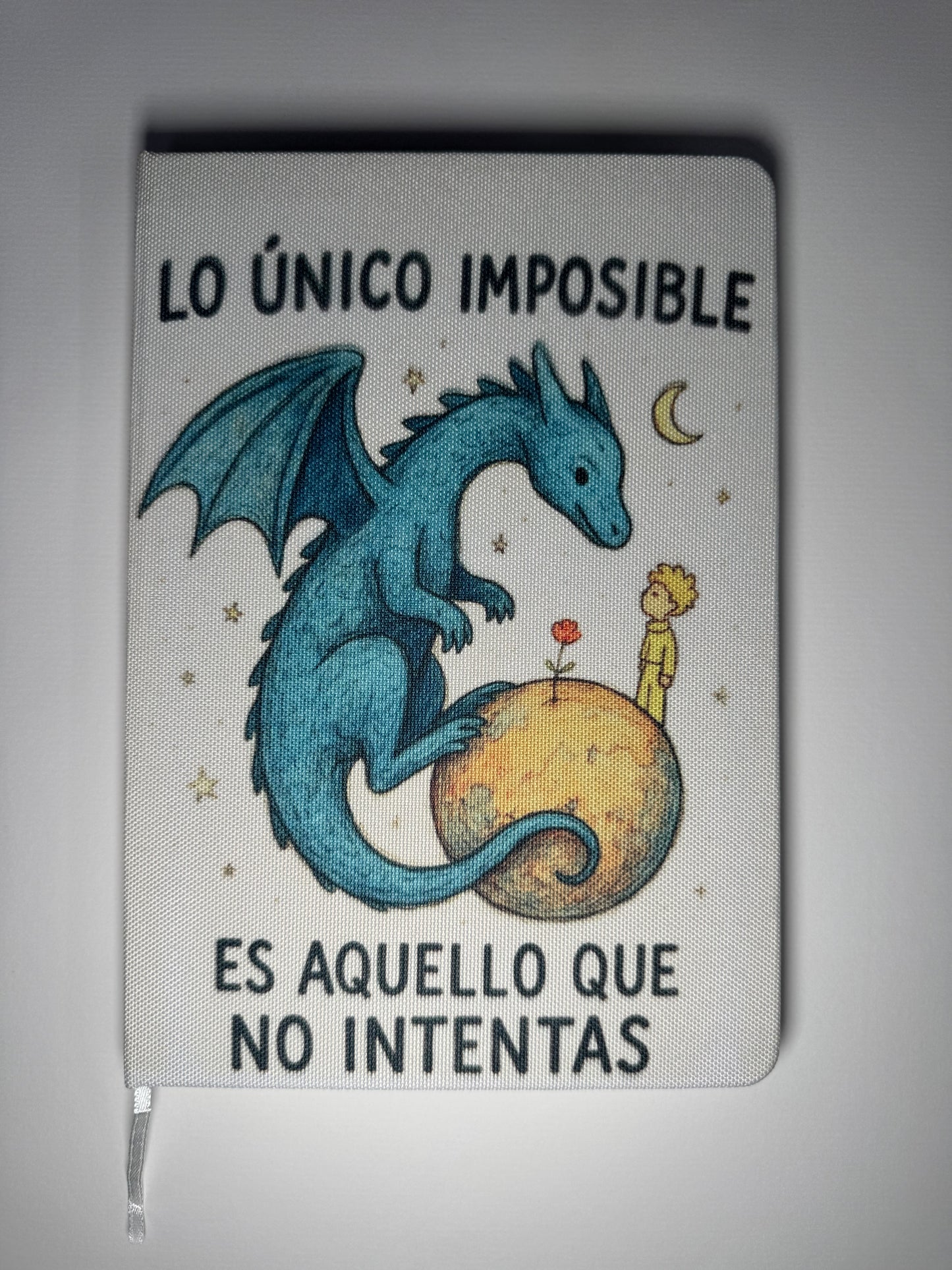 Libreta A5 "Lo único imposible es aquello que no intentas" - Exclusiva La Producción Creaciones