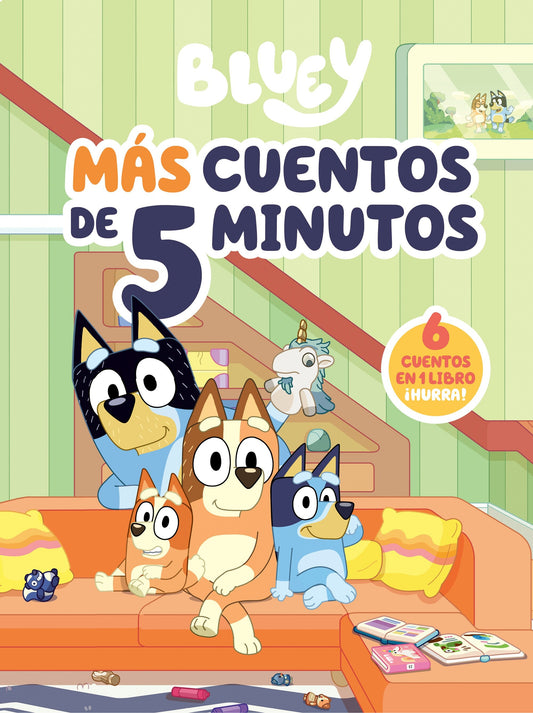 Más cuentos de 5 minutos (edición en español) (Bluey. Recopilatorio de cuentos)