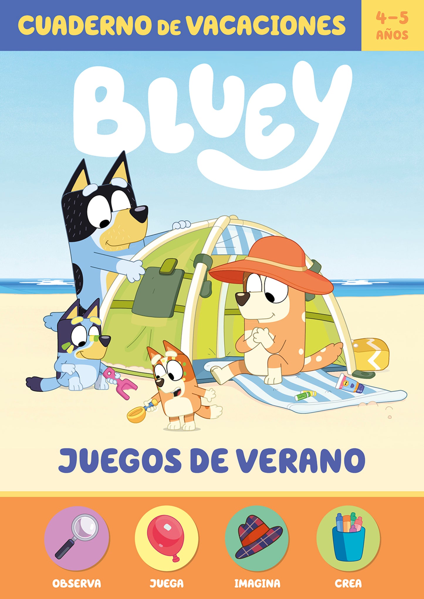 Juegos de verano (4-5 años) (Bluey. Cuaderno de vacaciones)