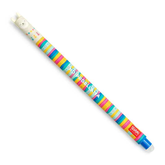 Bolígrafo de Gel Borrable Llama «No Probllama» - Erasable Pen