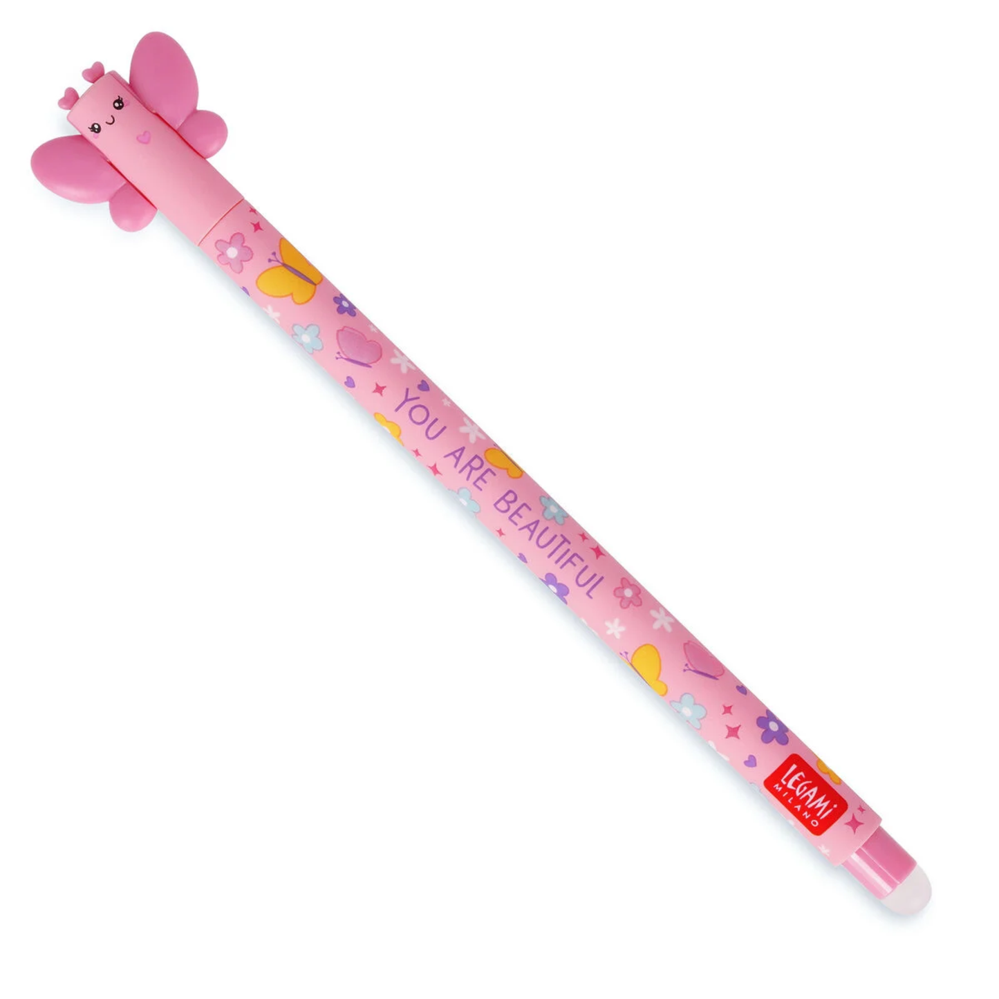 Bolígrafo de Gel Borrable Butterfly «You Are Beautiful» - Erasable Pen
