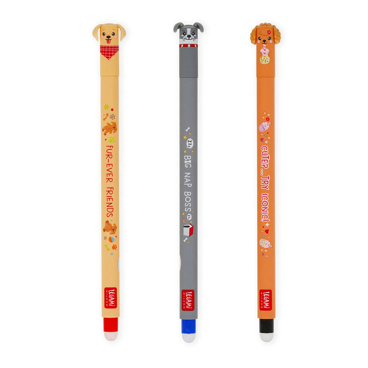 Set de 3 Bolígrafos Borrables - Erasable Pen - Fur-ever Friends