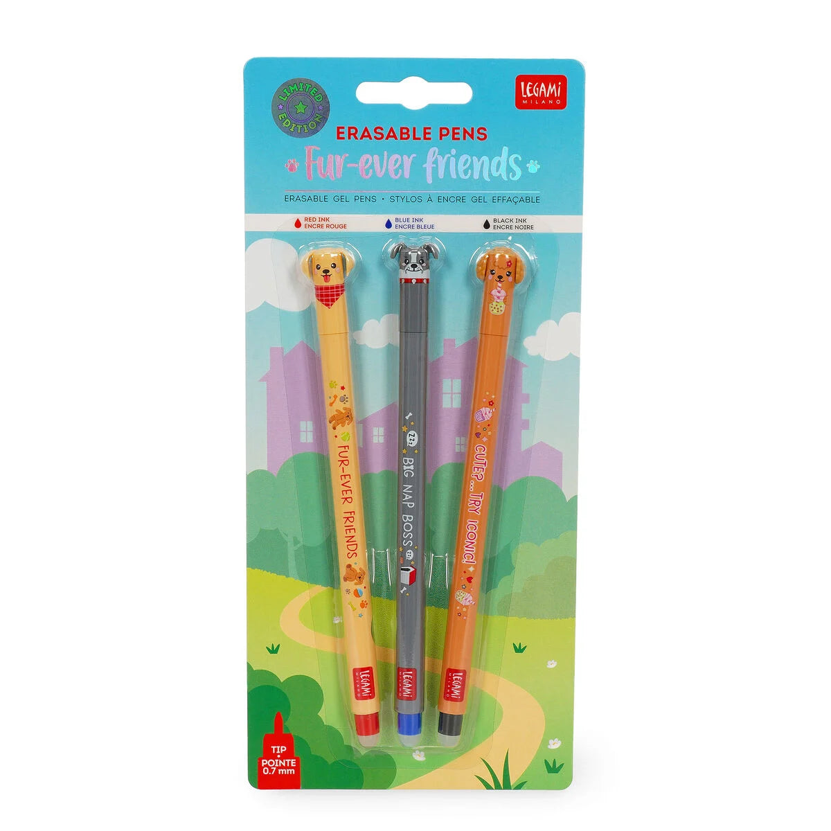 Set de 3 Bolígrafos Borrables - Erasable Pen - Fur-ever Friends