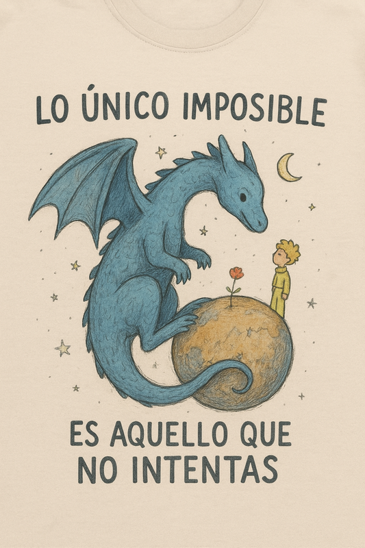 Sudadera "Lo único imposible es aquello que no intentas" - Exclusiva La Producción Creaciones