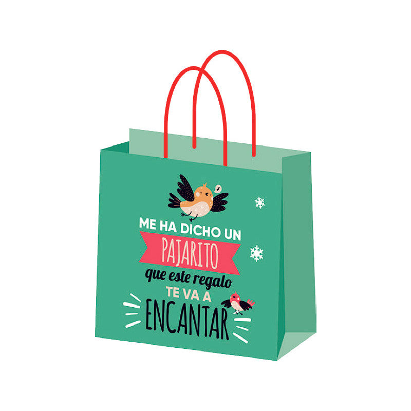 Bolsa regalo Navidad aleatoria