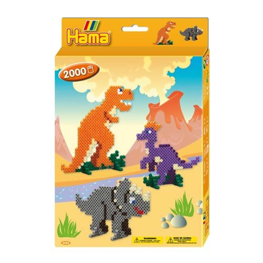 [3434] Kit Hama Beads Midi Dinosaurios