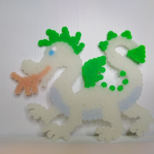Dragón placa fluorescente