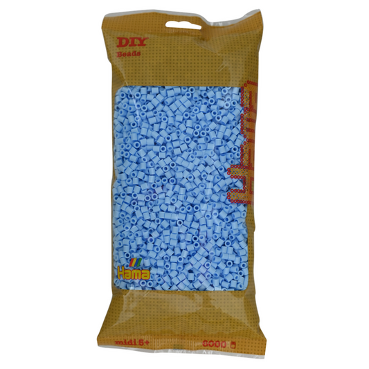 [205-97] Hama midi azul hielo pastel 6000 piezas