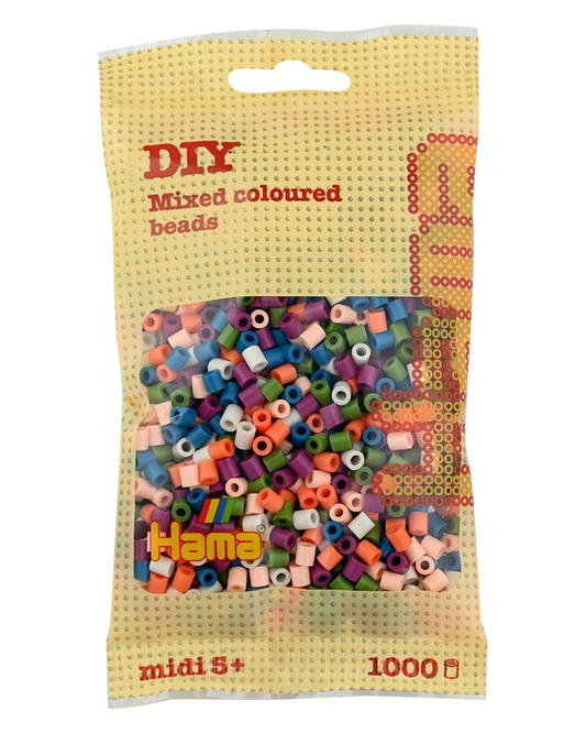 [207-58] Hama midi mix 58 (6 colores) 1000 piezas