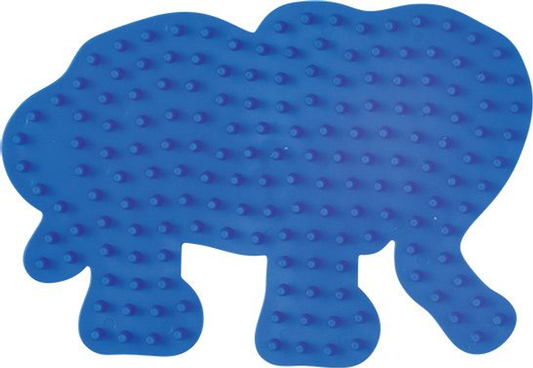 [319] Placa / Pegboard elefante pequeño para Hama midi
