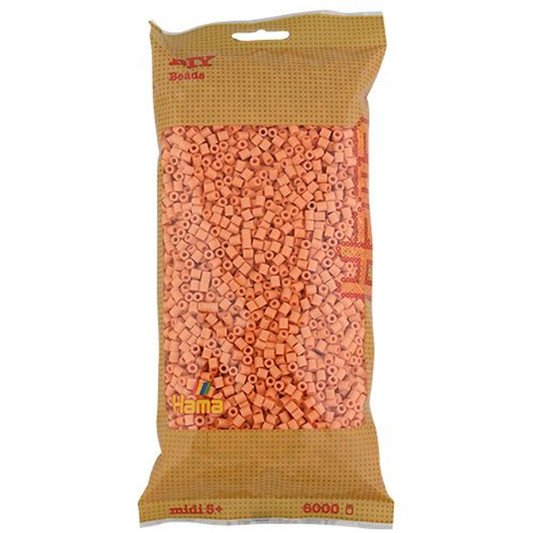 [205-105] Hama midi albaricoque claro 6000 piezas