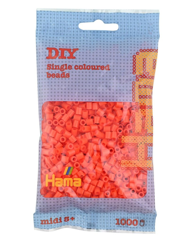 [207-04] Hama midi naranja 1000 piezas