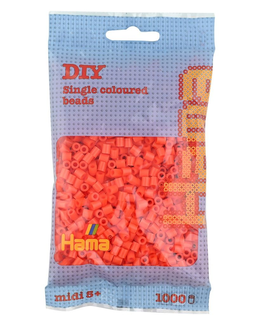 [207-04] Hama midi naranja 1000 piezas