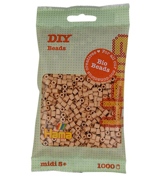 [190-76] Hama midi Bio beads turrón 1000 piezas