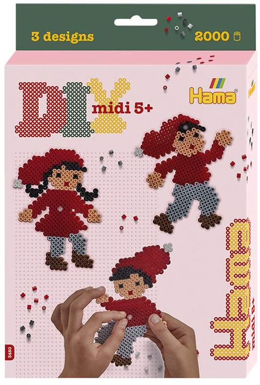 [3450] Kit Hama Beads Duendes de Navidad