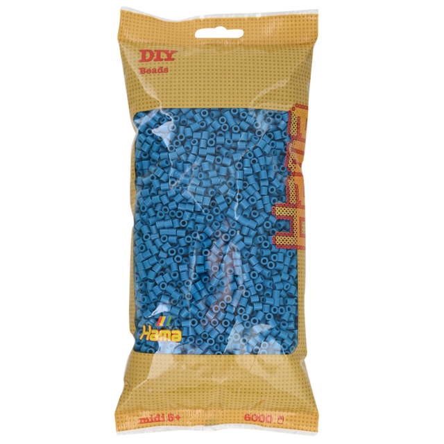 [205-83] Hama midi azul petróleo 6000 piezas