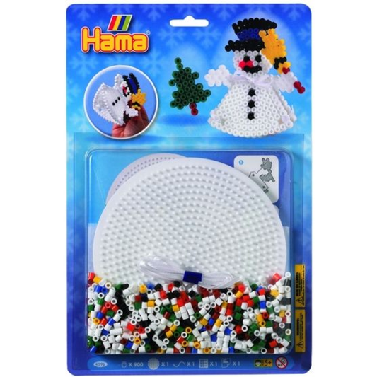 [4096] Blister Hama Beads Midi 1100 beads + placa circular grande y cuerda