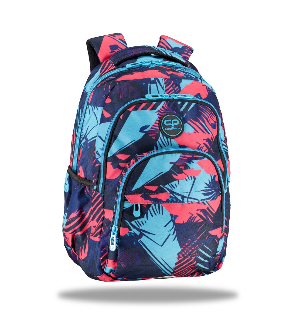Mochila escolar juvenil Basic plus blue glass